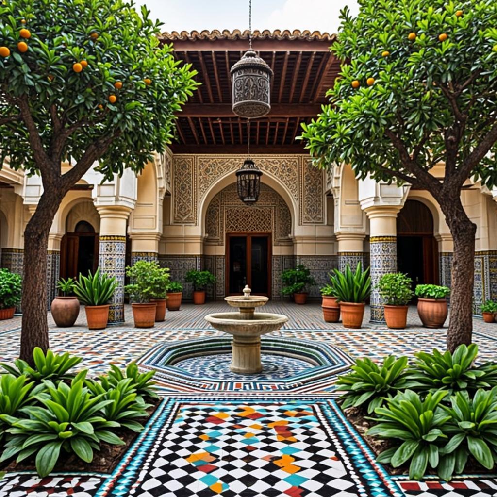 Patio traditionnel